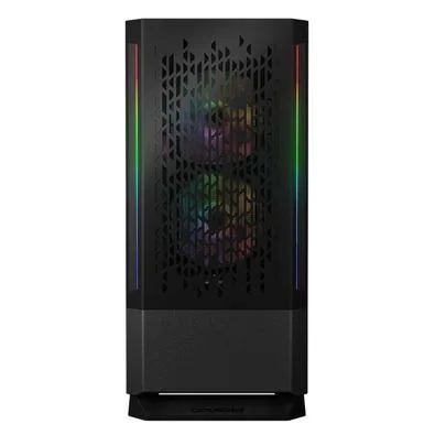 Gabinete Gamer Cougar 3851C60.0001 Mx430 Air, 3 Fans, Rgb, Sem Fonte, Vidro Temperado, Preto - Imagem do Produto
