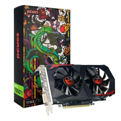 Placa De Vídeo Geforce Ddr5 4gb/128 Bits Gtx 1050 Ti Pcyes, 2 Fans, Dp, Dvi, Hdmi, Pvgtx1050Ti4Gbr5128 - Imagem do Produto