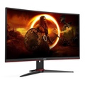 Monitor Gamer Led 27", 240Hz, 0,5Ms, Aoc Curvo Legend C27G2Ze Gaming, Va, Full Hd, Hdmi, Dp, Vga, Vesa, Preto