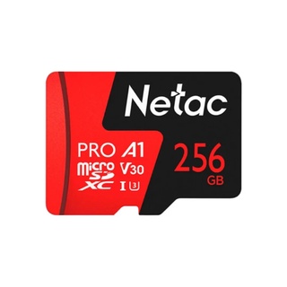 Cartão de Memória 256 Gb Netac P500 Extreme Pro, MicroSd, Sem Adaptador, Classe 10, V30, Nt02P500Pro-256G-S