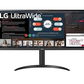 Monitor Gamer Led 34", 075Hz, 5Ms, Lg 34Wp550, Ips, Ultrawide, Full Hd, 2Hdmi, Headphone Out, Aj. Altura, Preto