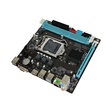 Imagem 2 de Placa Mãe 1155 2ª, 3ª Geração Bluecase Bmbb75-G3Hgu-Itxblk, Ddr3 16Gb, M2/Nvme, Hdmi, Vga, 1000 Mb/S, Preta
