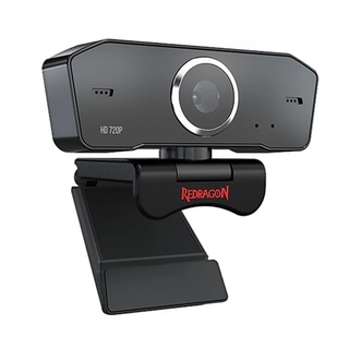 Webcam Redragon Fobos Gw600-1, Hd 720P, 30 Fps, Som Estéreo, Usb, Preta