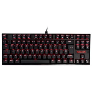 Teclado Gamer Usb Mecânico Redragon Kumara, Preto, Switch Outemu Blue, Led Vermelho, Abnt2, K552-2 Blue
