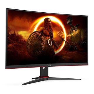 Monitor Gamer Led 27", 240Hz, 0,5Ms, Aoc Curvo Legend C27G2Ze Gaming, Va, Full Hd, Hdmi, Dp, Vga, Vesa, Preto