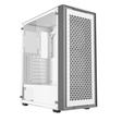 Miniatura de Gabinete Gamer Bluecase Bg-050 X-Frame, Sem Fonte, 3 Fans, Argb, Branco e Cinza, Lateral De Vidro
