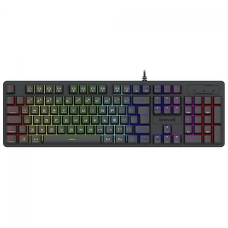 Teclado Gamer Usb Membrana Redragon Netherbane K521-Rgb, Rgb, Abnt2, Preto