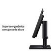 Imagem 3 de Monitor Gamer Led 23.8", 144Hz, 1Ms, Samsung Ls24Bg300Elmzd, Va, Full Hd, Dp, Hdmi, Vesa, Preto, Pivot
