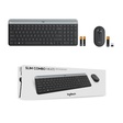 Imagem 2 de Kit Teclado E Mouse Sem Fio Logitech Mk470, Preto/Cinza, Layout Us, 920-009268