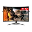 Miniatura de Monitor Gamer Led 31,5", 165Hz, 1Ms, Aoc Agon Ag323Fcxe Gaming, Va, Full Hd, Hdmi, Dp, Vga, Vesa, Preto