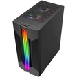 Imagem 3 de Gabinete Gamer Kmex Cg-01A9 Bifrost Vi, Sem Fonte, Sem Fan, Led Rgb, Preto, Lateral De Vidro
