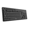 Imagem 2 de Teclado Sem Fio Membrana Redragon Office Bk-7094, Preto, Wireless, Abnt2