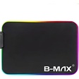 Miniatura de Mouse Pad Gamer Led Rgb Preto Iluminado Bmax 7 Cores 15x35