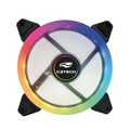 Cooler Fan Rgb C3Tech F11-L220Rgb, Controlável, 6 Pinos, Led, 120X120X25 Mm, Preto
