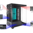 Imagem 4 de Gabinete Gamer Aquário Kmex Cg-36Dy Torre Negra, Sem Fonte, Sem Fan, Lateral De Vidro, Preto