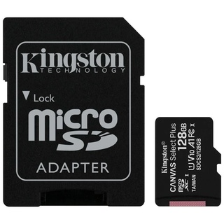 Cartão de Memória 128 GB Kingston Canvas Select Plus, MicroSD, Classe 10, C/ Adaptador, Sdcs2/128Gb