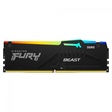 Miniatura de OPENBOX - Memória Desktop Ddr5 08Gb/5200 Mhz Kingston Fury Beast, Rgb, Cl 36, 1.25V, Kf552C36Bbea-8, Preta