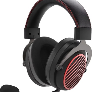 Headset Gamer Redragon Luna H540-Pro, Bluetooth, Wireless, P3, Usb, Preto com Vermelho