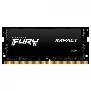 Memória Notebook Ddr4 16Gb/3200 Mhz Kingston Fury Impact, Cl 22, 1.2V, Kf432S20Ib-16, Preta