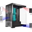 Imagem 3 de Gabinete Gamer Kmex Cg-11G4 Poseidon, Sem Fonte, Sem Fan, Lateral De Vidro, Preto