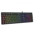Imagem 1 de Teclado Gamer Usb Membrana Redragon Netherbane K521-R, Rgb, Abnt2, Preto