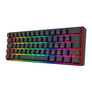 Teclado Gamer Usb Mecânico Redragon Fizz, Preto, Switch Magnético Linear, Rgb, Abnt2, K617Rgb-M