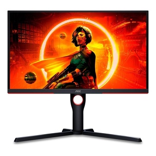 Monitor Gamer Led 24.5", 240Hz, 0,5Ms, Aoc 25G3Zm/Bk Gaming, Va, Full Hd, Dp, Hdmi, Vesa, Preto