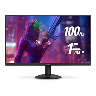 Monitor Gamer Led 27", 100Hz, 1Ms, Aoc 27B30H Gaming, Ips, Full Hd, Hdmi, Vga, Vesa, Preto