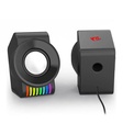 Imagem 2 de Caixa De Som Gamer Redragon Kage Gs514, Áudio 2.0, 3Watts x2, 3.5Mm+Usb, Rgb, Preto