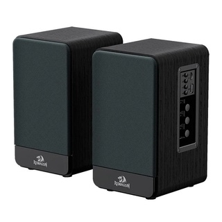 Caixa De Som Gamer Redragon Mouthpiece Gs813, Áudio 2.0, 10Watts x2, Bluetooth, Usb, 3.5Mm, Preto