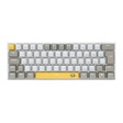 Miniatura de Teclado Gamer Usb Mecânico Redragon Lakshmi, Amarelo/Branco/Cinza, Switch Brown, Branco, Abnt2, K626-Yl-Wt-Gy