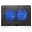 Imagem 1 de Base Notebook C3Tech Nbc-50V2Bk, 15.6", Preto, Usb 2.0, 2 Fans 12X12 Cm, Led Azul