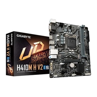 Placa Mãe 1200 10ª Geração Gigabyte H410M H V2, Ddr4 64Gb, M2/Nvme, Hdmi, Vga, Preta