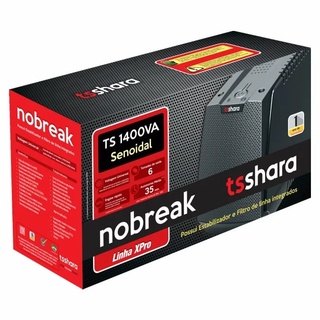 Nobreak Senoidal 1400 Va Tsshara Universal Xpro 4551, 1Bs, Entrada: Bivolt, Saída: 115/220V, 6 Tomadas, 07 A