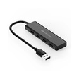 Miniatura de Hub Usb 2.0, 4 Portas, C3Tech Hu-230Bk, Preto