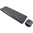 Miniatura de OPENBOX - Kit Teclado E Mouse Sem Fio Logitech Mk235, Resistente À Água, Cinza, Abnt2, 920-007903