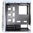 Imagem 4 de Gabinete Gamer Kmex Cg-W1B1 White Trooper Rítmico, Sem Fonte, 3 Fans, Led Rgb, Branco, Lateral Acrílico