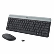 Miniatura de Kit Teclado E Mouse Sem Fio Logitech Mk470, Preto/Cinza, Layout Us, 920-009268