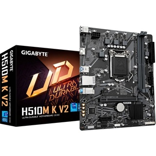 Placa Mãe 1200 10ª, 11ª Geração Gigabyte H510M K V2, Ddr4 64Gb, M2/Nvme, Hdmi, Preta