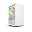 Miniatura de Gabinete Gamer C3Tech Mt-G200Wh, Sem Fonte, 3 Fans, Rgb, Branco, Lateral De Vidro