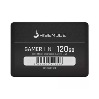 Ssd Sata3 120 Gb Rise Mode Gamer Line Rm-Ssd-120, Lê: 530 Mb/S, Grava: 520 Mb/S, 2.5"