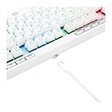 Imagem 4 de Teclado Gamer Usb Mecânico Redragon Magic-Wand Pro, Branco, Switch Blue, Rgb, Abnt2, K587W-Rgb-Pro-Pt-Blue