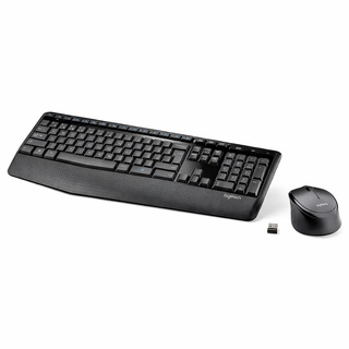 Kit Teclado E Mouse Sem Fio Logitech Mk345, Preto, Abnt2, 920-007821
