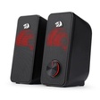 Miniatura de Caixa De Som Gamer Redragon Stentor Gs500, Áudio 2.0, 2Watts x5, Usb, Led Vermelho, Preto
