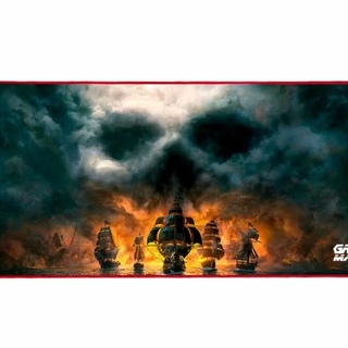 Mousepad Gamer Kmex FX-XFXX7935302 Pirata, 80x35 Cm, Borda Costurada