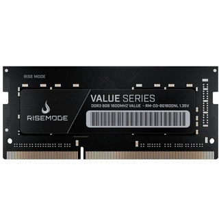 Memória Notebook Ddr3 08Gb/1600 Mhz Rise Mode, Cll11, 1.35V, Rm-D3-8G-1600Nl, Preta