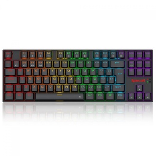 Teclado Gamer Usb Mecânico Redragon Kumara Elite, Preto, Switch Brown, Rgb, Wi-fi, Bt, Usb-C, Abnt2, K552-Krs