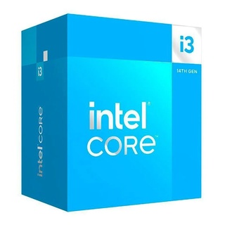 Processador 1700 Intel 14ª Geração Core I3-14100, 3.5Ghz, Max 4.7Ghz, Cache 12Mb, Com Vídeo, Bx8071514100