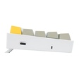 Imagem 2 de Teclado Gamer Usb Mecânico Redragon Lakshmi, Amarelo/Branco/Cinza, Switch Brown, Branco, Abnt2, K626-Yl-Wt-Gy