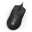 Imagem 2 de Mouse Gamer Redragon M724 K1ng 1K, 12.400 Dpi, 5 Botões, Sensor Paw3327, Usb-C, Preto